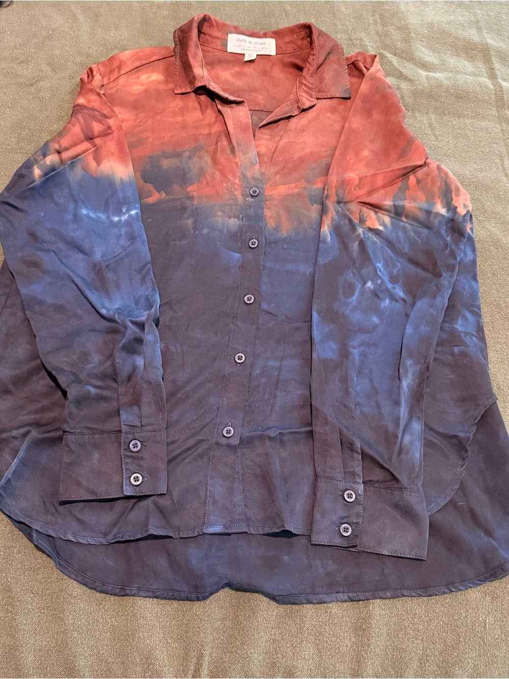 Anthropologie Tencel Shirt XL